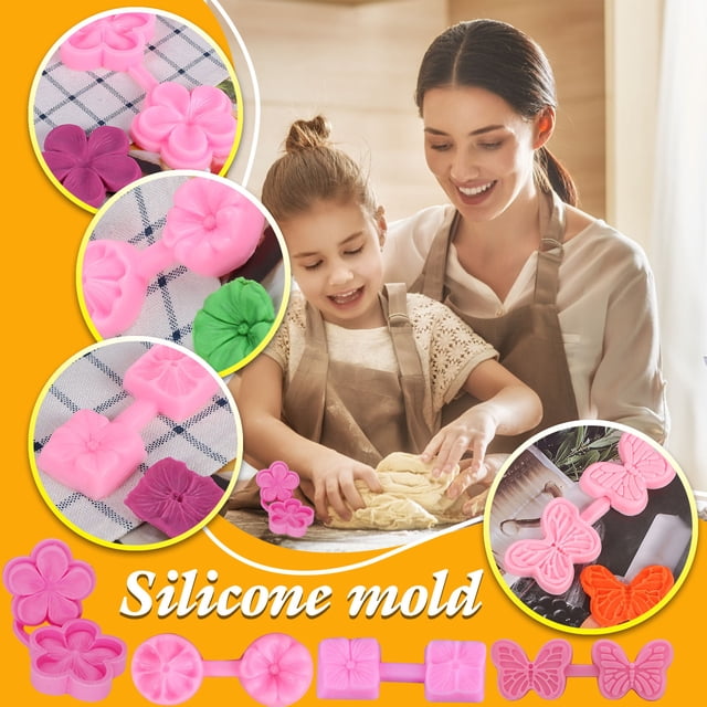 Vaidha Stereo DIY Flower Leaf Folding And Pressing Baking Fondant Cake