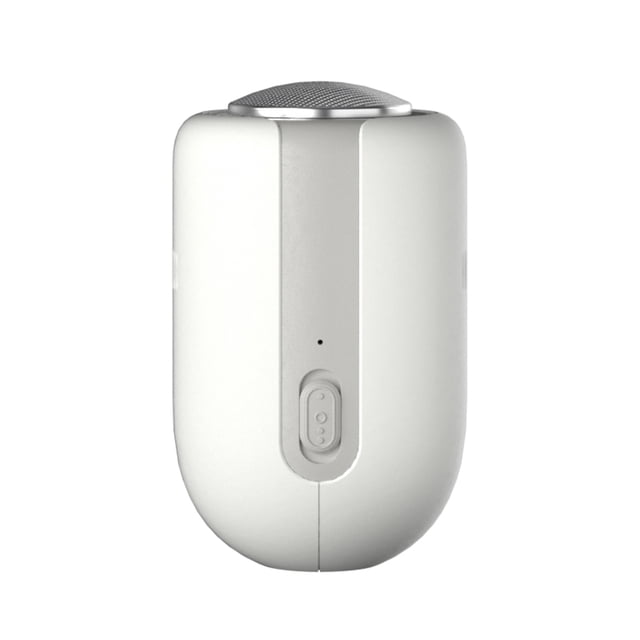 yeacher Détacheur de Callus du Pied Électrique Portable avec Double Vitesse et Batterie Rechargeable, Comprend 2 Têtes en Alliage, Charge USB-C, Design Compact pour la Maison et les Voyages, Blanc