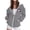 Q267 Gray, variant on Mifsaly Halloween Hoodie for Women Cute Ghost Pumpkin Graphic Zip Up Hoodies Long Sleeve Casual Fall Hooded Sweatshirt Jacket with Pockets for Autumn Everyday Costume Black,M
