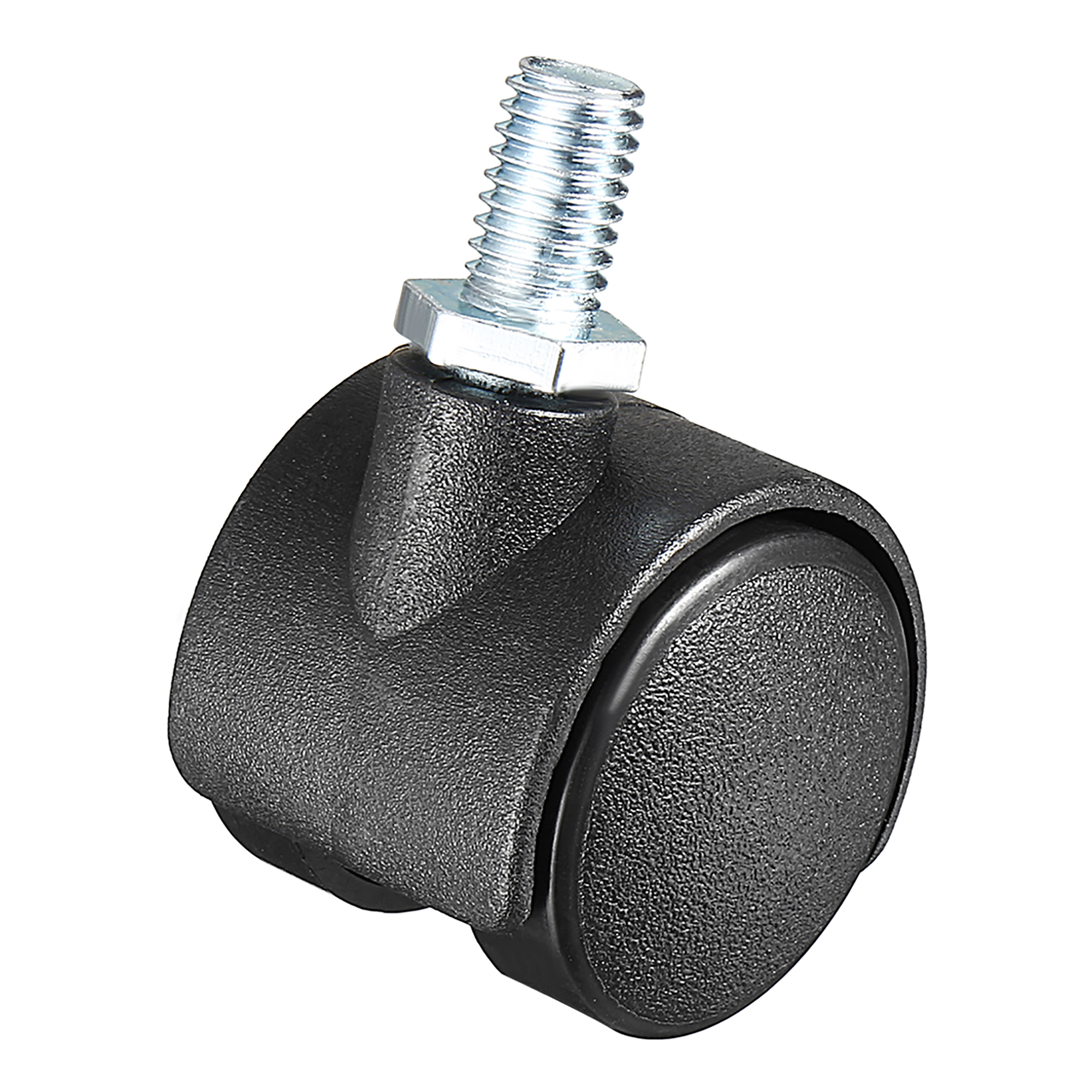 20 Pcs 1.15 Inch Swivel Caster Wheels M6 x 15mm Threaded Stem Caster Wheel