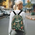 thumbnail image 7 of FORMRS Mini Backpack Purse for Women Travel Daypack Casual Shoulder Bag, Yellow Christmas Gingerbread, 7 of 7