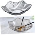 thumbnail image 5 of Mikinona Plastic Fruit Plate with Design Grey Snack Nut Dish Wave Edge Candy Holder Salad Bowl for Home Use Versatile Plastic Appetizer Plates and Snack Bowls, 5 of 18