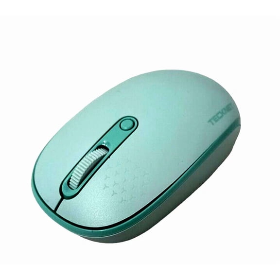 Tecknet Wireless Quite Mouse Tk-Ms006 Light Teal Beautiful New