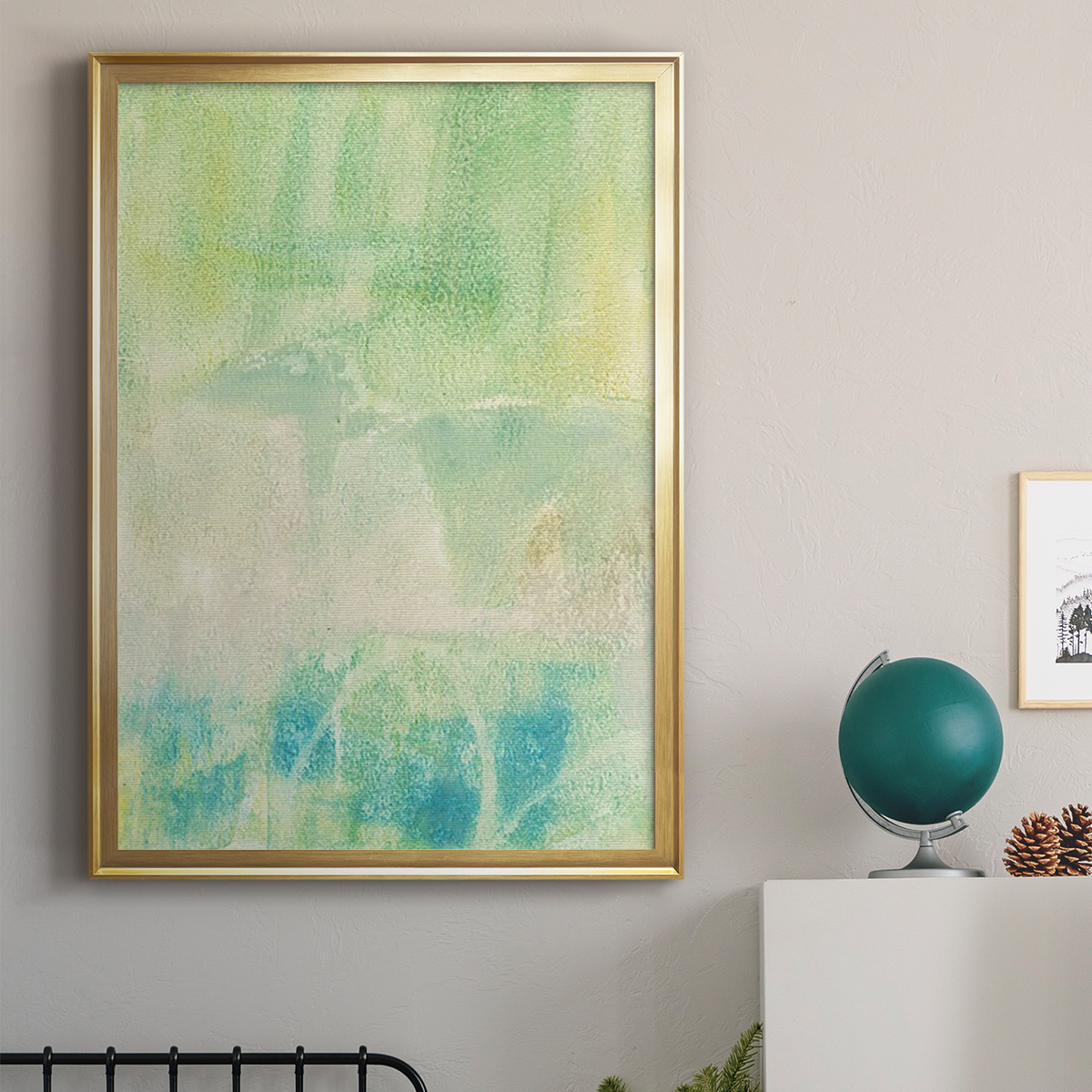 Serus I Premium Framed Print, in Gold, Black, or Silver - Ready to Hang