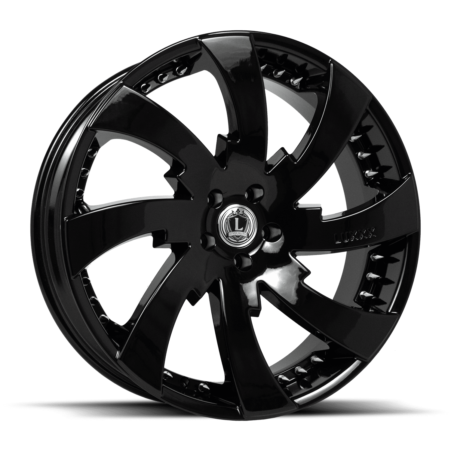 Free Shipping! Luxxx Wheels Alloy Rims LUX12 22X9.5 6X139.7 +25