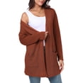thumbnail image 6 of Gleelist Women's Casual Knit Open Front Cardigan Lightweight Long Sleeve with Pockets, 6 of 8