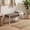 Dark Brown With Oak Leg, variant on 42" End of Bed Bench with Wood Legs, Light Brown with Walnut Leg | Modern Upholstered Bedroom Bench with Rubberwood Legs, Entryway Bench with Cushion, Dining Bench for Living Room, Bedroom