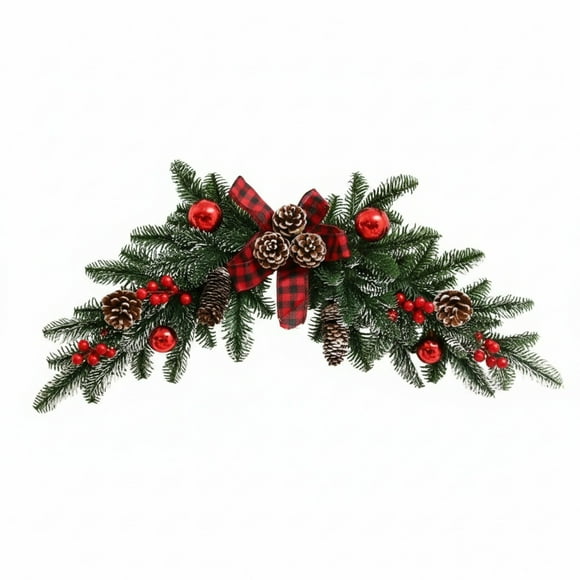 Style Wreath Hanging For Home And Hotel Scene Door Hanging And Hanging Decorations. Flocked Christmas Wreath Small Boxwood Wreaths Fall Hydrangea for Front Door Mini Advent Wreath Wreaths for Kitchen