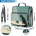 thumbnail image 2 of FORMRS Zipper Binder with Shoulder Strap 1.5-inch Ring 500 Sheet Capacity File Bag, Black Cat, 2 of 5