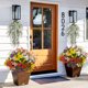 thumbnail image 5 of Simulated Fake Flower Wall Hanging Outdoor Garden Hanging Basket Decoration, 5 of 6