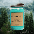 thumbnail image 2 of Natural Organic Smoky Mountain Pine Soy Wax Candle 16oz, Fresh Forest Scent, Aromatherapy & Massage Oil - Quarentine Essentials by Carla Miles, 2 of 7