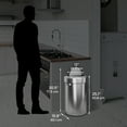 thumbnail image 7 of iTouchless Titan 17 Gallon Swing Open Trash Can, Stainless Steel Self-Balance Flip Top Lid Commercial Grade 64 Liter Garbage Can is Perfect for Kitchen, Home, Office, Business, Restaurant, Restroom, 7 of 7