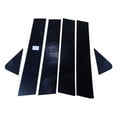 thumbnail image 4 of 6 pegatinas para molduras de paneles de puertas y ventanas, impermeables, brillantes, de repuesto para pilar de coche, para 2019-2023, 4 of 8