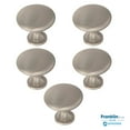 thumbnail image 2 of Franklin Brass P42354z-B-5Pack 1-1/8" Mushroom Cabinet Knob - Satin Nickel Antimicrobial, 2 of 7