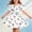 White1, variant on Afuyipoi Girls Summer Short Sleeve Dress (5-15 Years) Casual Round Neck Crisscross Back Flare A-Line Skirt for Family Gathering White 7/8