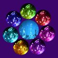 thumbnail image 3 of Irfora Luces de hadas Enchufe USB Luces de cadena LED Al aire libre Interiores que cambian de color Luces de cadena de hadas BT Music RBG Luces de cadena APP Wire Luces de cadena estrellada Cortinas D Irfora Luces de cadena, 3 of 7