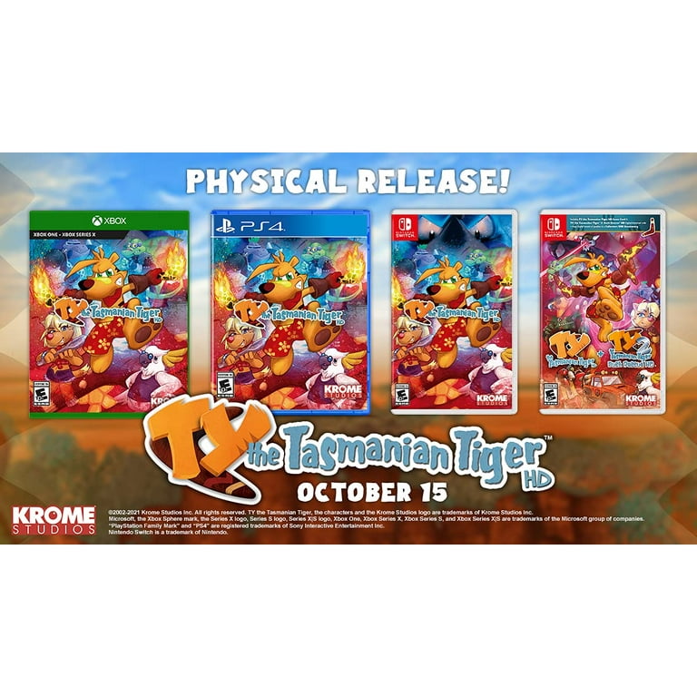 TY the Tasmanian Tiger HD, Krome Studios, Playstation 4