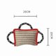 thumbnail image 4 of Training Bite Pillow Linen Tug Toy with 3 Durable Handles, Tough Tug Toy for Medium to Large Dogs Interactive Playing, Ideal for Tug of War, K9, 4 of 5