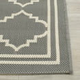 thumbnail image 3 of Safavieh Courtyard Amy Geometric Indoor/Outdoor Runner Rug, Gray/Beige, 2'3" x 10', 3 of 7