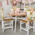 thumbnail image 3 of Abstract Animals Chair Covers Set of 1 Colorful Leopard Tropical Plants Leaf Modern Chair Back Covers Stretch Removable Washable Slipcovers Protector for Dining Room Kitchen Party Decor, 3 of 9