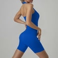 thumbnail image 3 of Fancifize One Piece Jumpsuit for Women Workout Capri Catsuit Yoga Halter Backless Sleeveless Rompers, 3 of 6