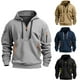 thumbnail image 2 of Sudadera holgada con capucha para hombre y mujer, camisa informal con cremallera y múltiples bolsillos, talla grande, 2024, 2 of 3