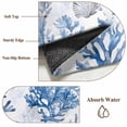 thumbnail image 5 of Water Blue Coral Front Door Rugs 2x3 ft Summer Marine Life Starfish Shell Small Rug for Entryway Non Slip Washable Bathroom Door Mat Absorbent Floor Mat for Indoor Entrance, 5 of 9