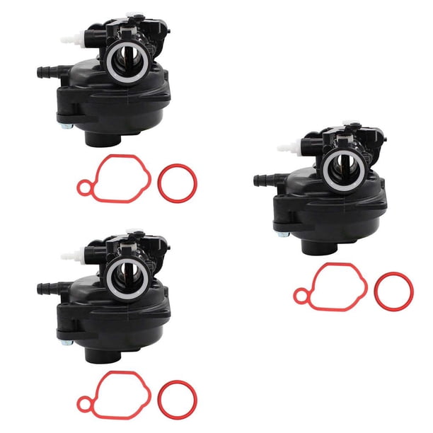 Riwesomey Reemplazo para Briggs and Stratton 450E Series 125cc Juego de anillos de sellado de carburador Cortacésped Carb 591979 595656 Type1 NO1 Riwesomey CBP088538