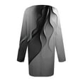 thumbnail image 5 of JULMCOMO Plus Size Tops for Women Clearance Half Sleeve Crew Neck Tshirts Western Color Block Print Tunics Shirts Loose Oversized Tunic Blouse Dark Gray 5XL, 5 of 5