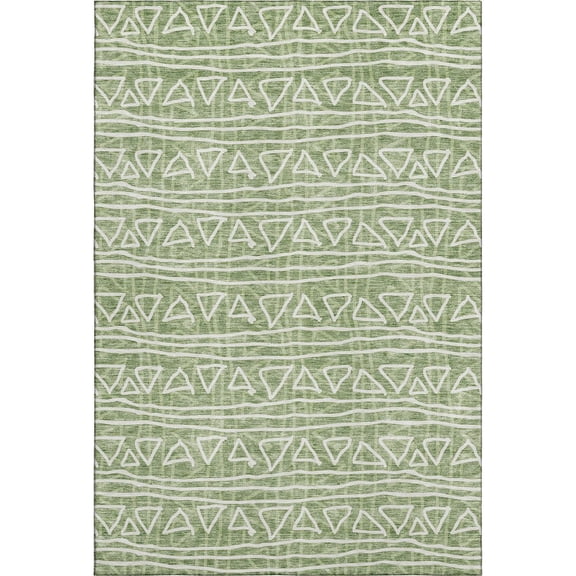 Dalyn Rugs Premium Machine Washable Mayfield AMF730 Green 8' x 10' Rug