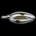 thumbnail image 4 of 4X Dimmable E12 2W COB Candle Flame Filament LED Light Bulb Lamp 10x3.5cm, 4 of 7
