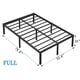 thumbnail image 2 of Estructura de cama NEW JETO de metal de tamaño completo con espacio de almacenamiento, color negro, 2 of 9
