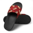 thumbnail image 4 of GZHJMY Stylish Slides for Women Men, American Football Balls Soft Flexible Slip-on Sandals Slippers, 4 of 7