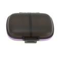 thumbnail image 6 of Unique Bargains 8 Grids Double Layers Pill Box for Travel Coffee Color, 6 of 6