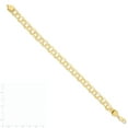 thumbnail image 2 of Finest Gold 14K Yellow Gold Triple Link Charm 8 in. Bracelet, 2 of 3
