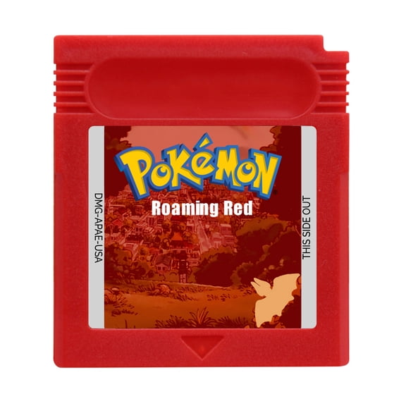 Video Games Cartridge Compatible for GB&GBC Handheld Console Pokemon Roaming Red