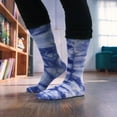thumbnail image 3 of BambooMN Women's Bamboo Tie Dye Crew Socks - Assortment K - 2 pairs, 3 of 4
