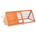 thumbnail image 4 of Kadyn Chicken House,50" Chicken Coop Large Wooden Outdoor Bunny Rabbit Hutch Hen Cage with Ventilation Door,Wooden Rabbit Guinea Pig Hutch, 4 of 8