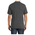 thumbnail image 2 of Yellow Rooster Men's Core Blend Cotton/Polyester Tee Shirt Dark Heather Grey M, 2 of 6