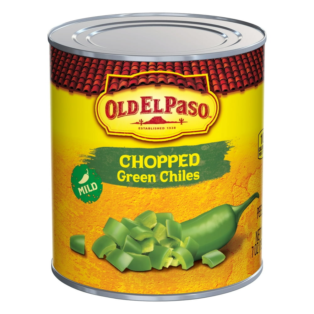 Old El Paso Chopped Green Chiles, 7 oz