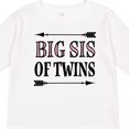 thumbnail image 4 of Inktastic Big Sis of Twins Sister Announcement Girls Long Sleeve Toddler T-Shirt, 4 of 5