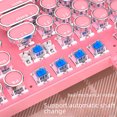 thumbnail image 4 of Mechanical Keyboard Green Axis Girls Online Red Girl Heart Powder Blue Round Key Game Punk, 4 of 5
