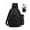 Black, variant on Fishing Sling Tackle Bag, 1000D Water-Resistant Nylon Crossbody Backpack with SBS Double Zippers & Multi-Pockets, Fits 2x 3600 Tackle Boxes for Men Fishing
