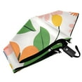 thumbnail image 6 of FORMRS Travel Umbrella Folding Auto Open Close Windproof Rain UV Protection, Retro Pink Floral, 6 of 8