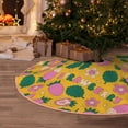thumbnail image 5 of Sikiie Strawberry Nativity Christmas Tree Skirt, Jesus Christian Winter Holiday Tree Mat Decoration(30-48IN), 5 of 6