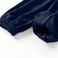 thumbnail image 4 of Wlynlyn Kids Jogger Pants Elastic Waist Cuffed Ankle Casual Soft Lightweight Trousers Multi Colors(10-11 Years,Navy), 4 of 7