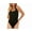 Black, variant on InstantFigure One Piece Empire Seam Halter Swimsuit 13311P