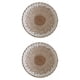 thumbnail image 1 of 2 cestas de pared rústicas tejidas para colgar en la pared, ideales para decorar el dormitorio. Blanco, 1 of 6