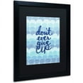 thumbnail image 2 of Trademark Fine Art "Don't Give Up Waves" Canvas Art by Elizabeth Caldwell, Black Matte, Black Frame, 2 of 4