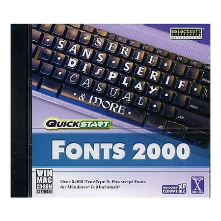 - SelectSoft QuickStart: Fonts 2000 (Windows) (Digital Code)